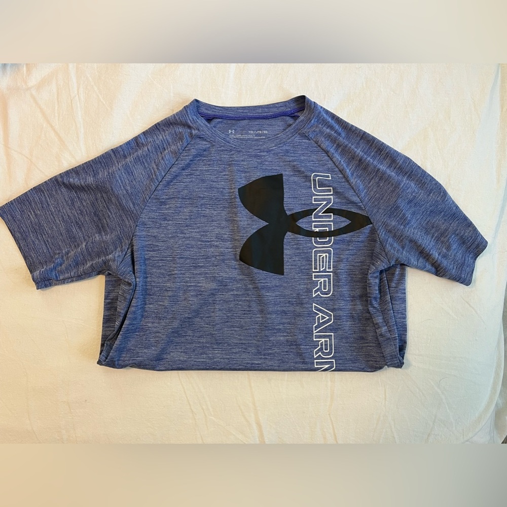 UA Tee and Adidas Shorts - Boys XL - Picture 5 of 11